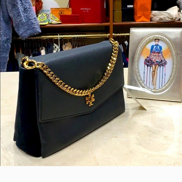 TORY BURCH KIRA MIXED-MATERIALS DOUBLE-STRAP XBDY - Picture 4 of 8